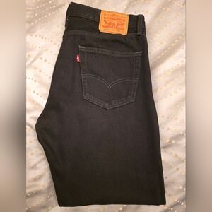 Levi's Men's 505 Black Jeans